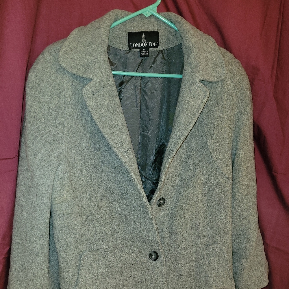 London Fog Gray Wool Jacket